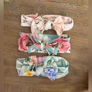 Floral Baby Headbands Set